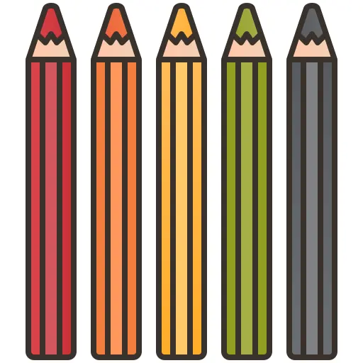 Colored pencils