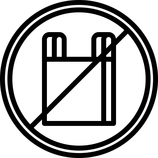 No plastic bags