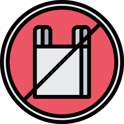 No plastic bags