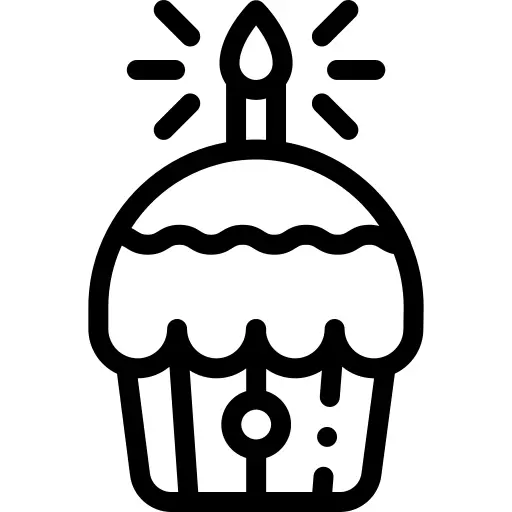 Birthday cupcake