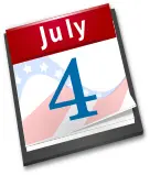 Independence Day of United States calendar