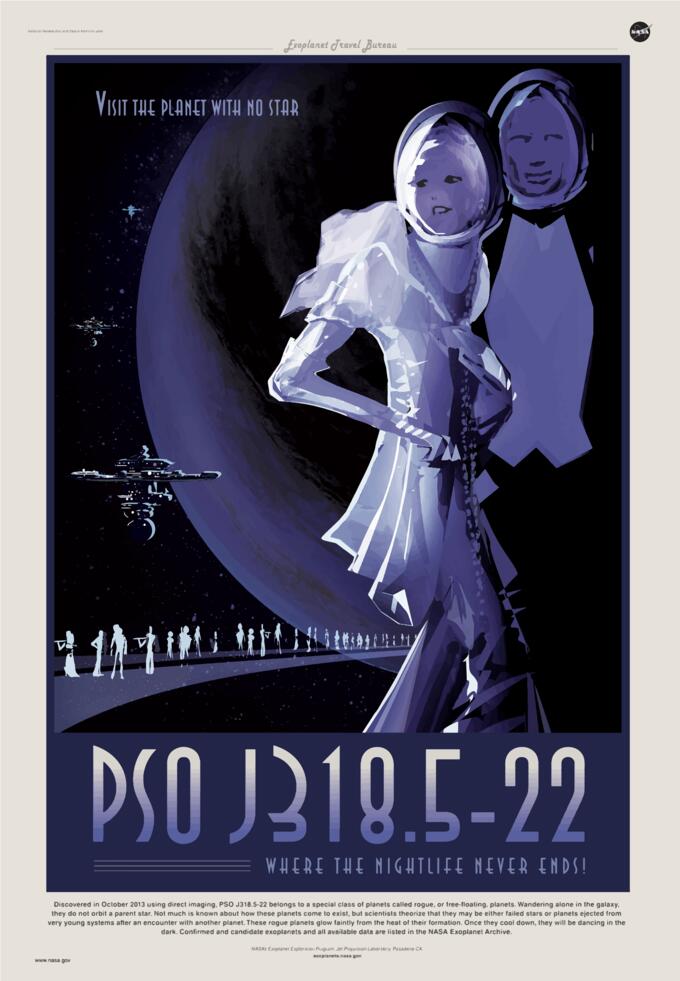 Rogue planet NASA poster