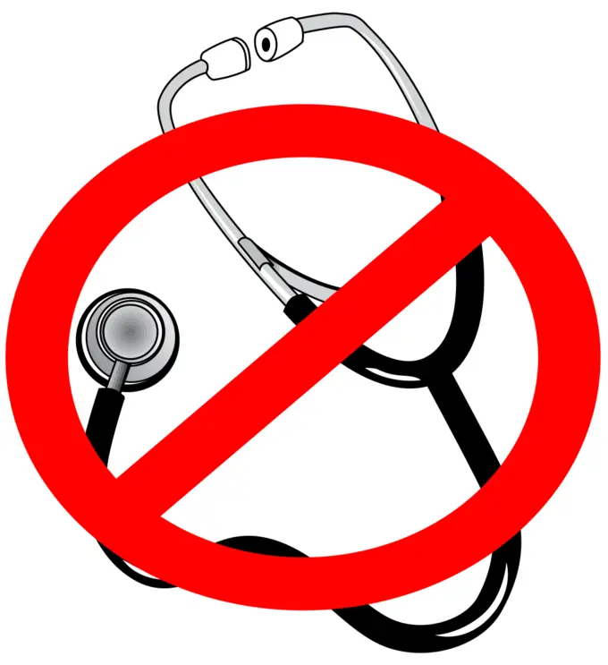No doctors icon