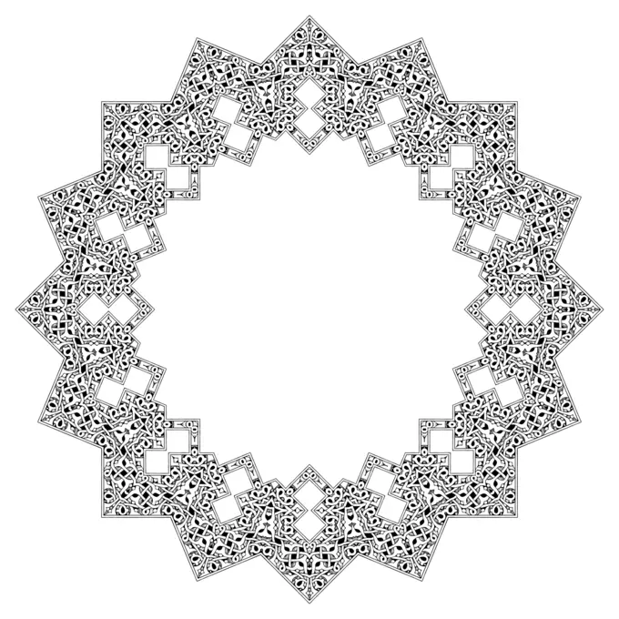 Vintage intertwined design