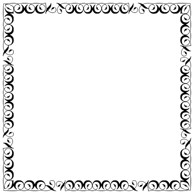 Empty decorative border