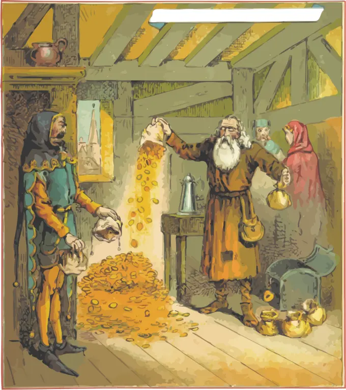 Tax collection vintage image