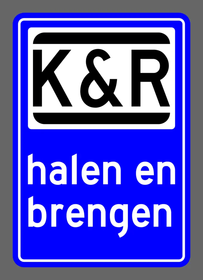 Kiss and ride symbol