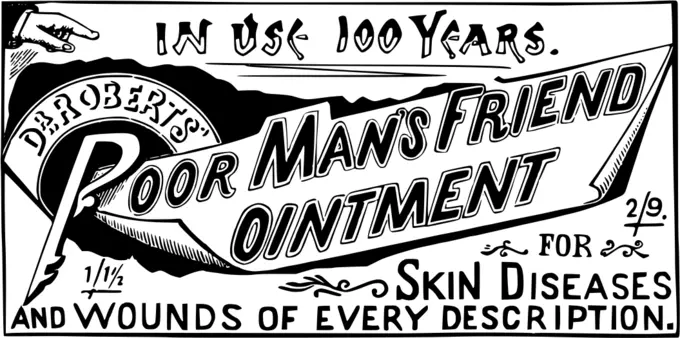 Ad for ointment