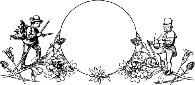 Country frame vector image