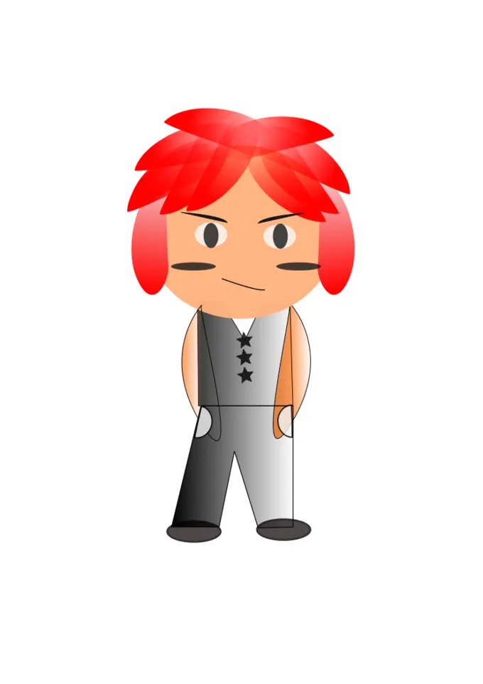 Kid with red hair