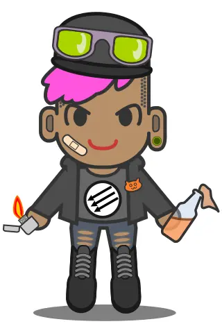 Revolutionary man vector image