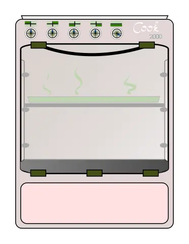 Outlined stove image