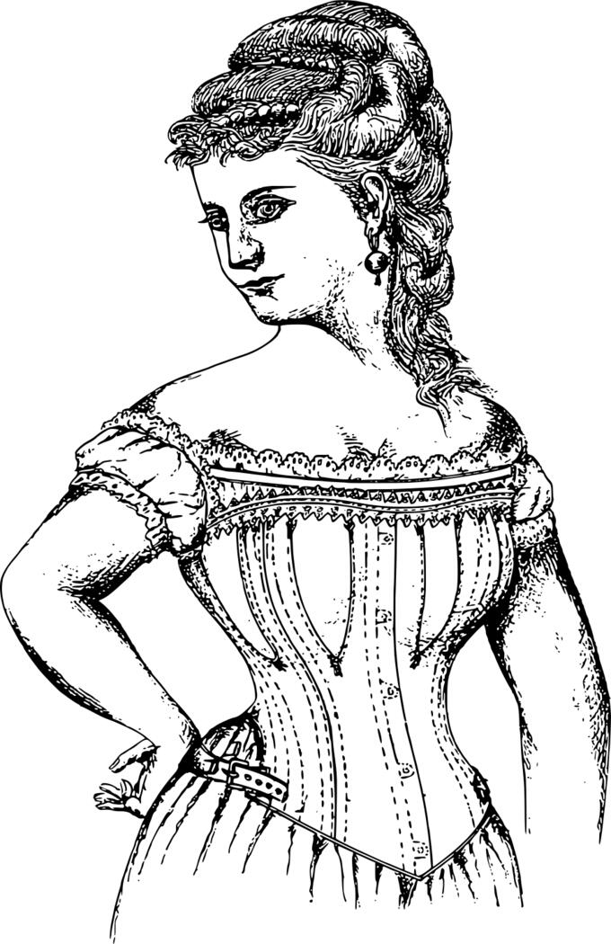 Corset lady