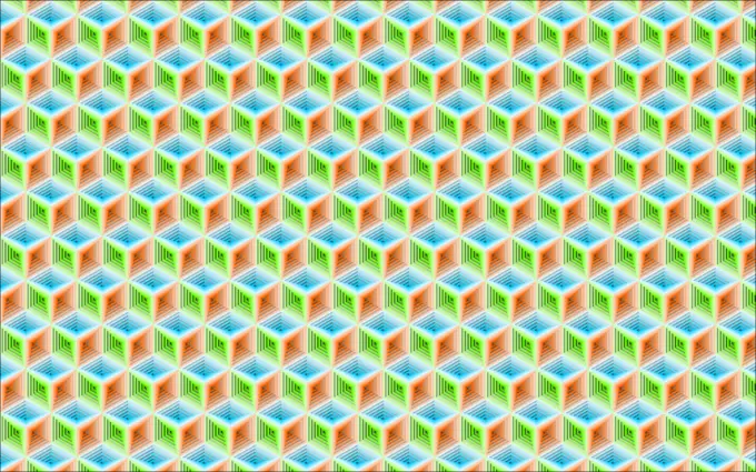 Isometric cube background