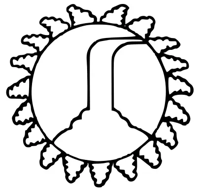 The holy symbol of Eldath