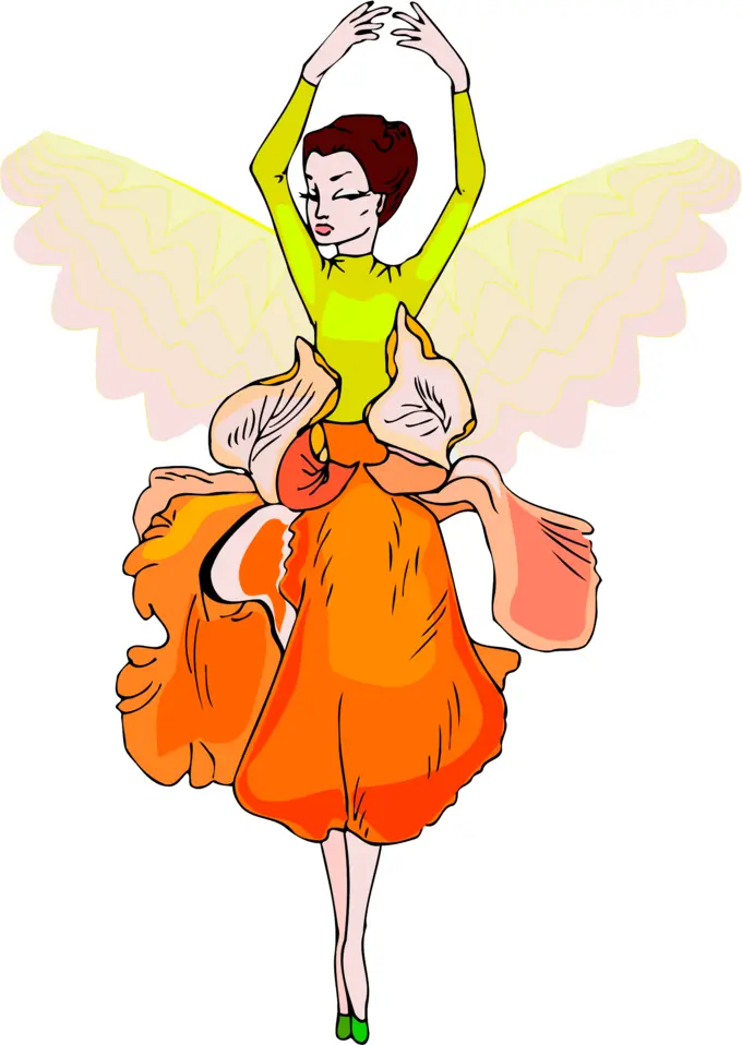 Dancing fairy image