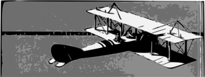 Old biplane