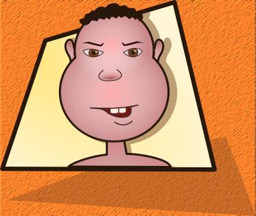 Boy's wall portrait