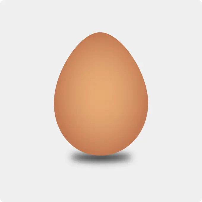 Realistic egg