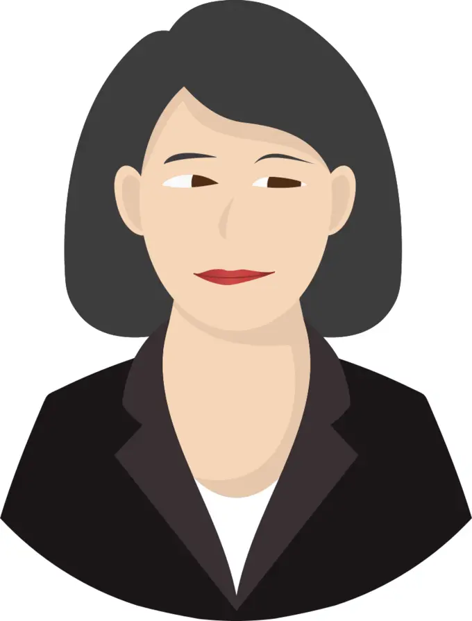 Woman avatar vector image