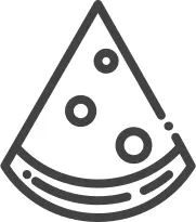 Pizza vector icon