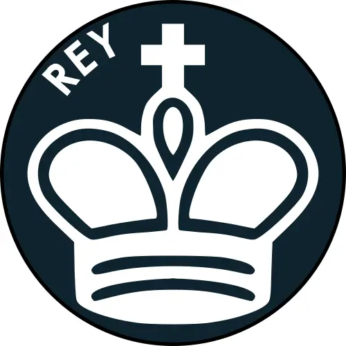 Chess king vector icon