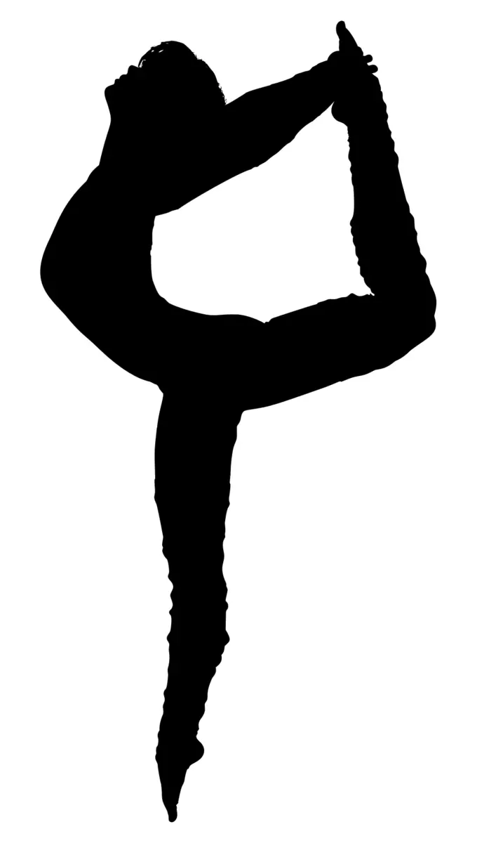 Ballet dancer silhouette