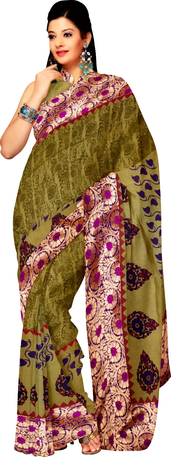 Woman in saree image