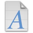 Generic font icon
