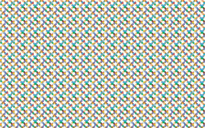 Seamless colored pattern