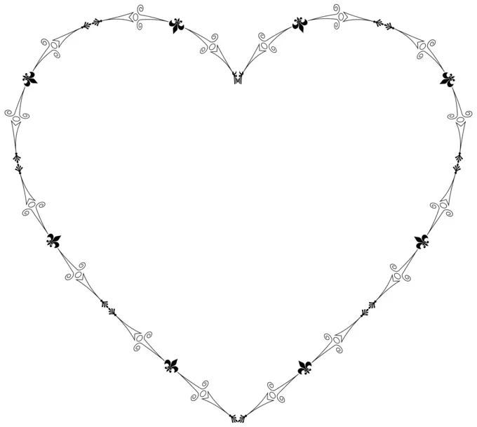 Decorative Heart Shape 3