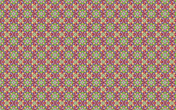 Cubic chromatic pattern