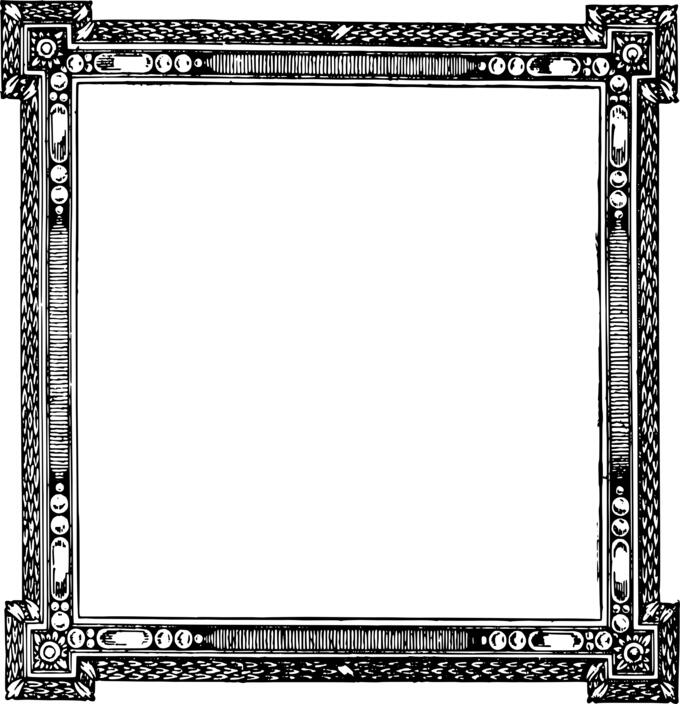 Simple square frame