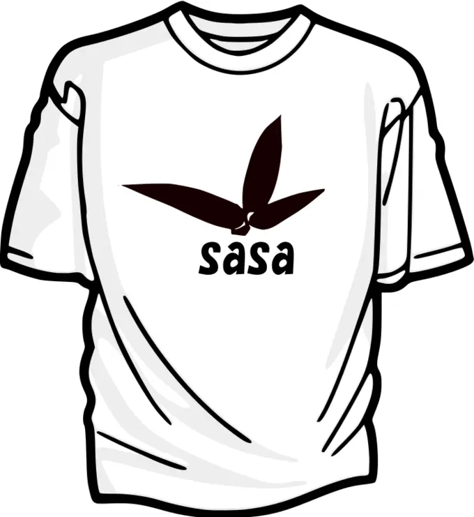 T-shirt with logo