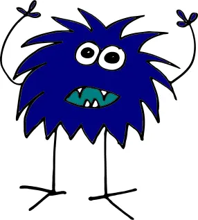Blue monster image