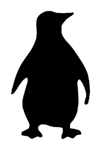 Penguin silhouette