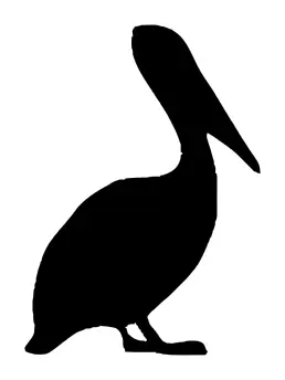 Pelican silhouette