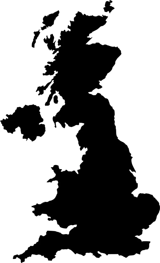 UK silhouette