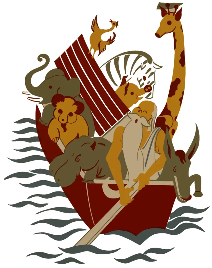 Vintage Noah illustration