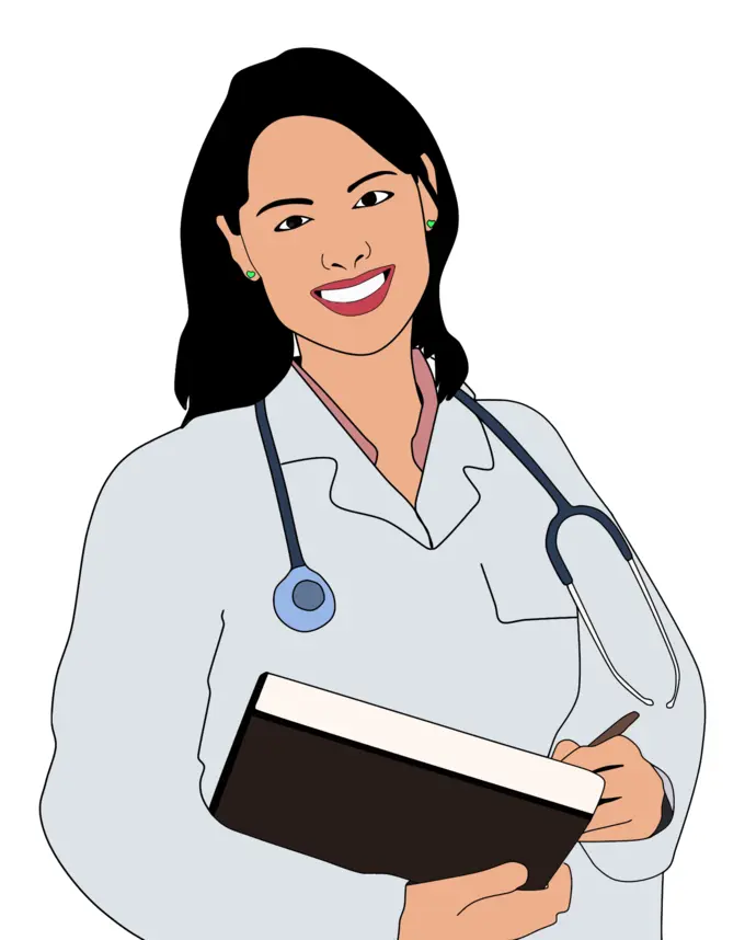 Young female doctor
