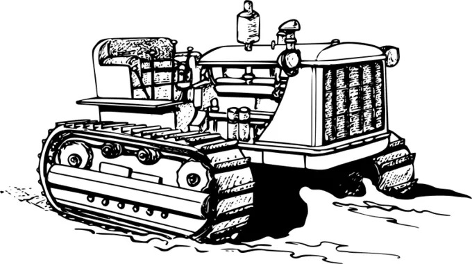 Caterpillar tractor