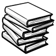 Books pile