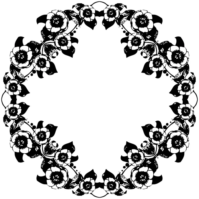 Vintage floral design