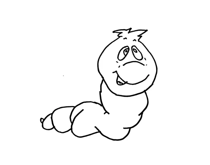 Funny worm