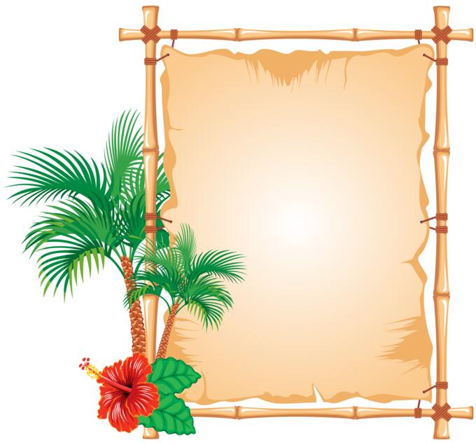 Bamboo frame