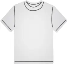 White T-shirt vector graphics