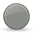 Grey shiny button vector clip art