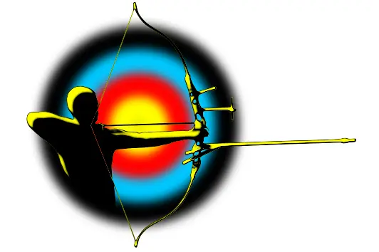 Archer colour clip art