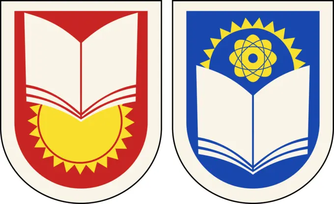 Soviet junior and senior school chevrons vector drawing