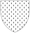 Shield with seamless pattern